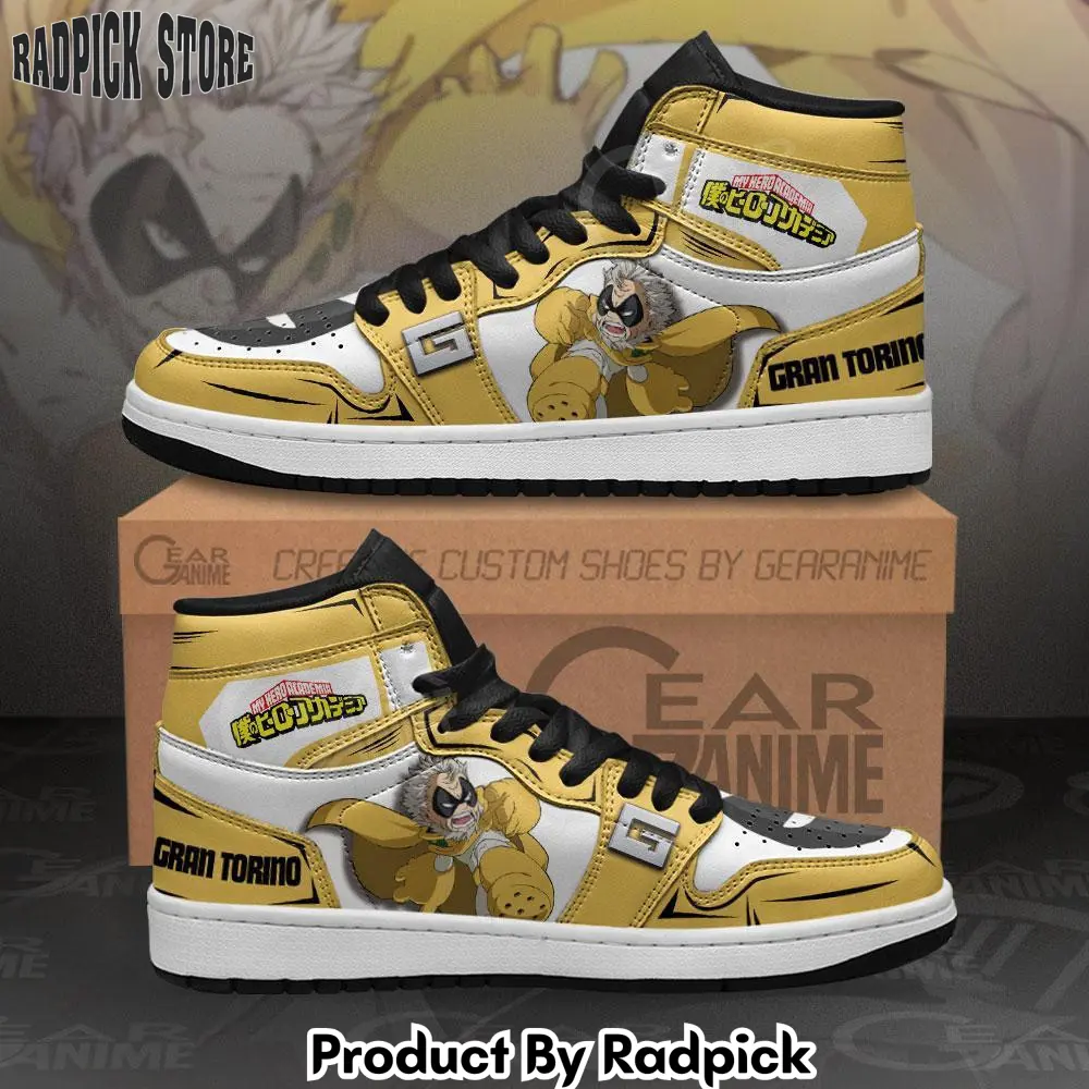 Gran torino air jordan high top sneakers anime mn13  rp0243339